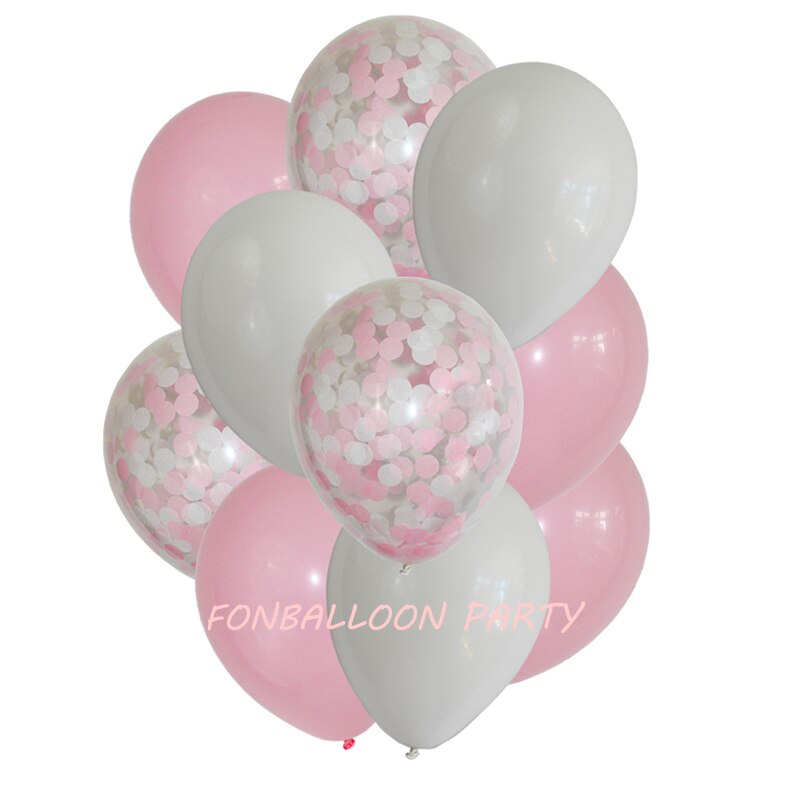 12 & 10pcs ũ /   ǳ  candyfloss-bunch ̺    Ƽ  (ũ )/12& 10pcs pink/blue Confetti Balloons Bouquet  candyfloss-bunch  Baby